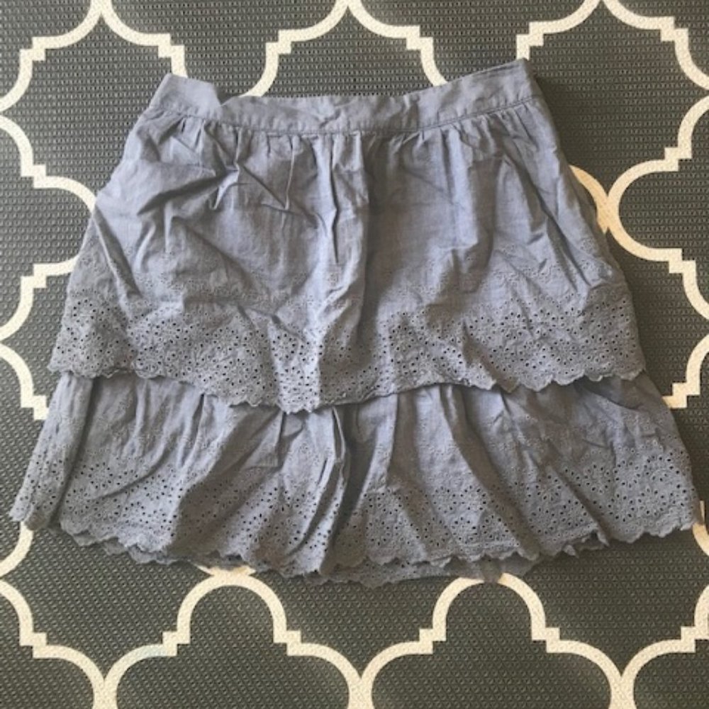 JCrew Eyelet Skirt